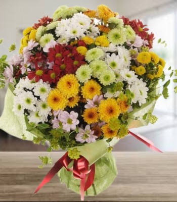 Mixed Chrysanthemums Bouquet