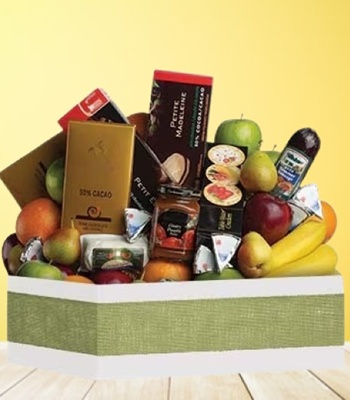 Fruit And Sweets Basket