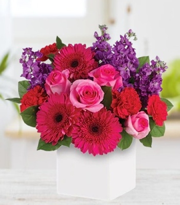 Mother's Day Flowers Pink & Purple Color
