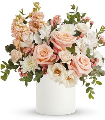 Peach & Cream Flower Bouquet