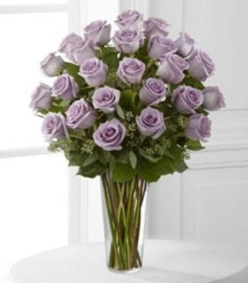 Lavender Roses - 24 Long Stem Lavender Roses