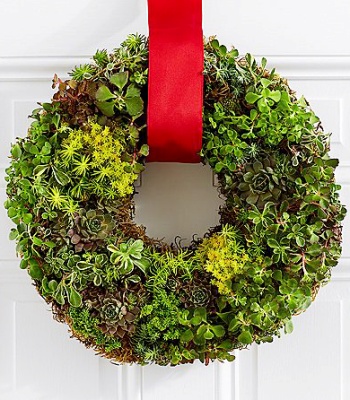 18-Inch Artificial Christmas Door Wreath
