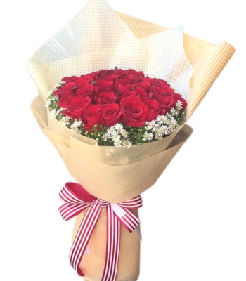Birthday Red Roses Bouquet