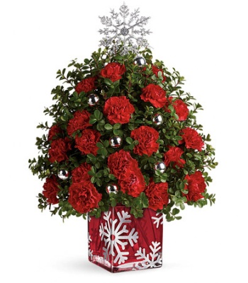 Christmas Carnation Tree
