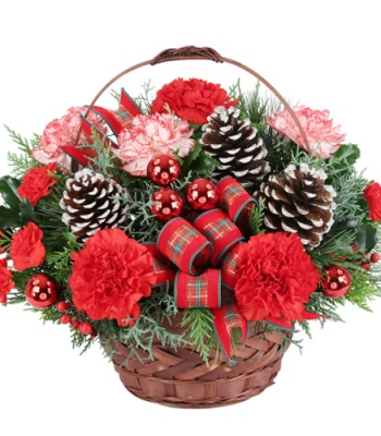 Christmas Flower Baskets