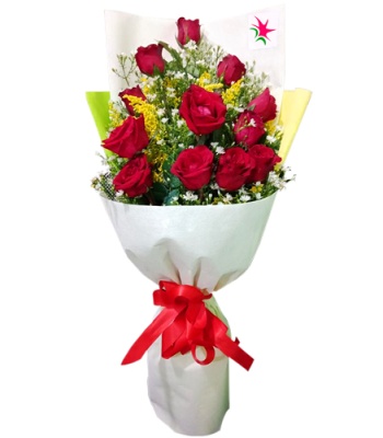 Congratulations Red Roses Bouquet