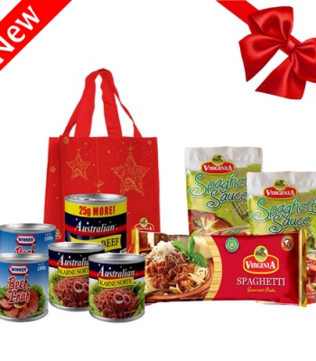 Filipino Christmas Basket - Grocery Items