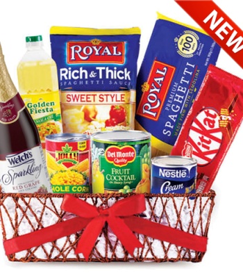 Grocery Christmas Basket