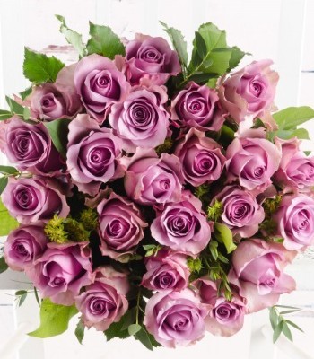 Pink Rose Bouquet - 24 Medium Stem Pink Roses
