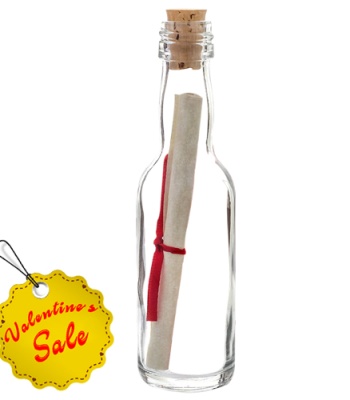 Valentine's Message In A Bottle Gift