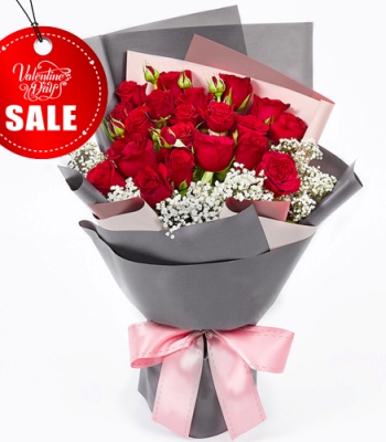 Valentine's Red Roses Bouquet
