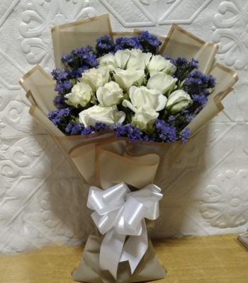 White Roses Bouquet