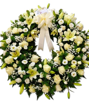 Elegant Funeral Wreath