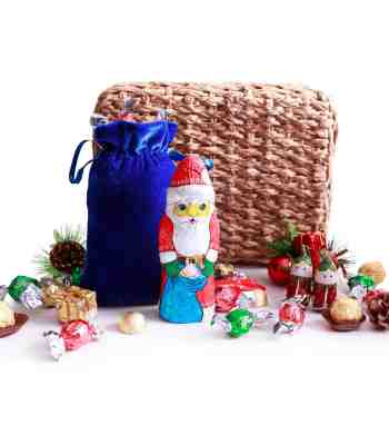 Chocolate Santa Christmas Gift Box