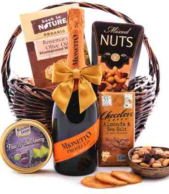 Sweet And Savory Prosecco Basket