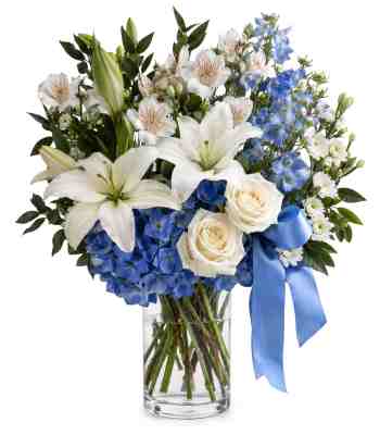 White Lily Sympathy Bouquet