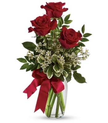3 Red Roses