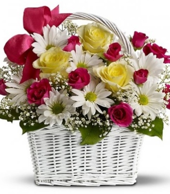 Mixed Flowers Basket