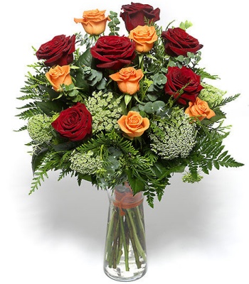 Red and Yellow Roses