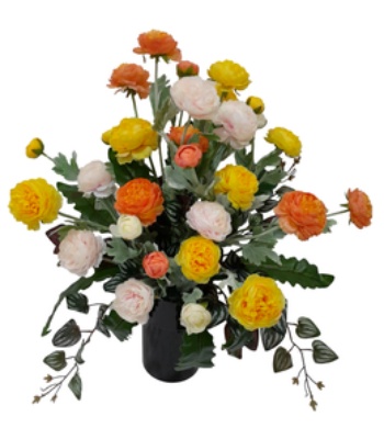 Artificial Peonies Table Flower