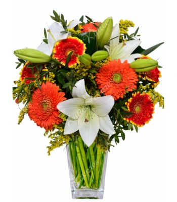 Mix Gerbera and Roses Bouquet