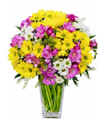 Mixed Flowers Bouquet - Traditional