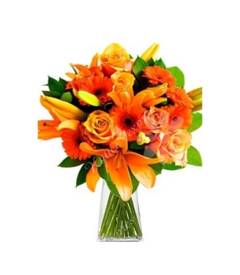 Orange Flowers Bouquet