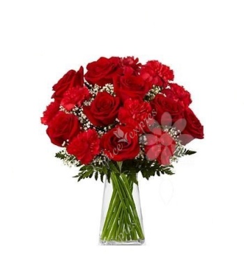 Roses and Carnations Bouquet