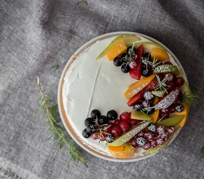 Cheese And Fruit Cake