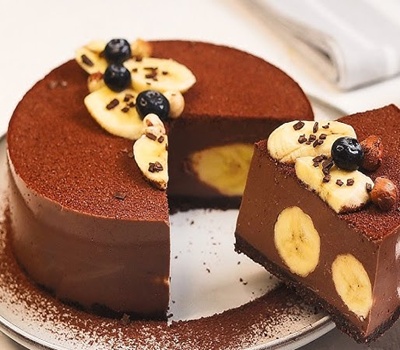 Chocolate Mousse With Banana