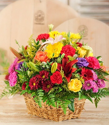 Mix Flower Basket