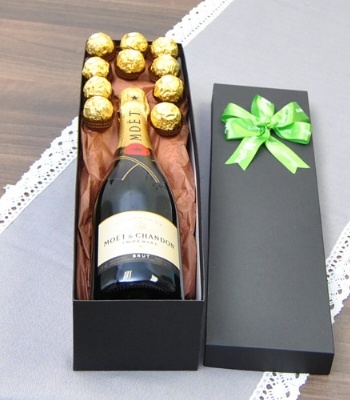 Ferrero Rocher And Moet Champagne