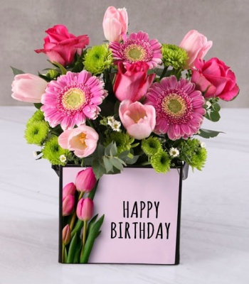Fresh Flowers in Box