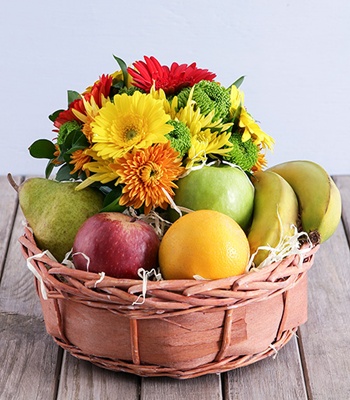 Fruit & Flower Basket