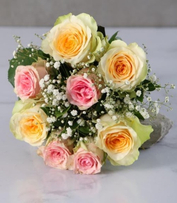 Pastel Roses Bouquet