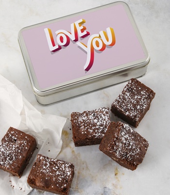 Valentine's Day Brownie Tin - Love You