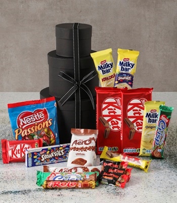Valentine's Day Chocolate Hat Box - Large