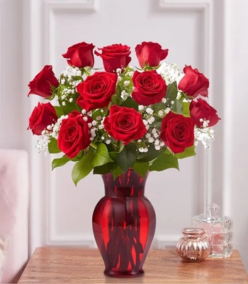 Valentine's Day Romantic Red Roses