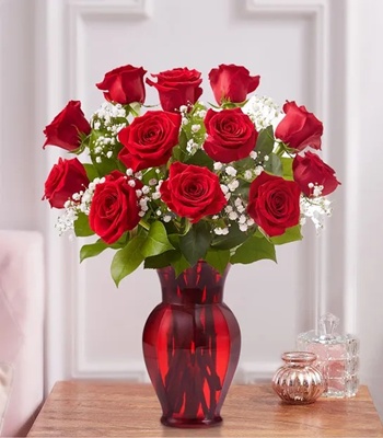 Valentine's Day Romantic Red Roses