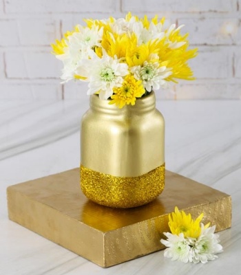 White and Yellow Flower Arrangement