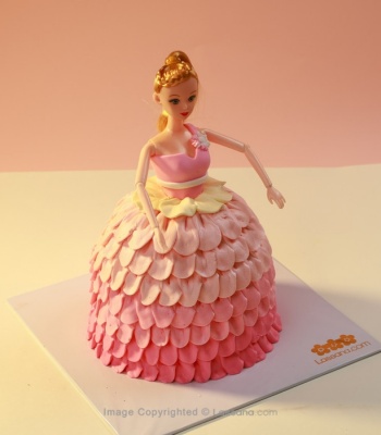 Barbie Birthday Cake