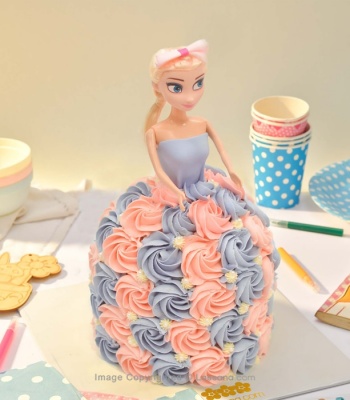 Barbie Birthday Doll Cake