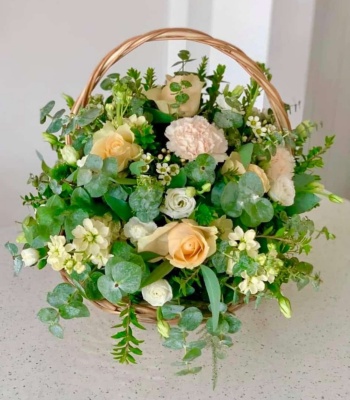 Basket Flower Arrangement