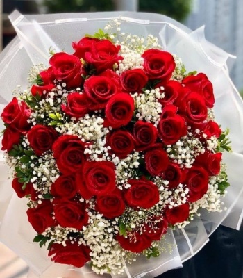 Birthday Red Rose Bouquet