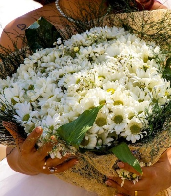White Bridal Bouquet