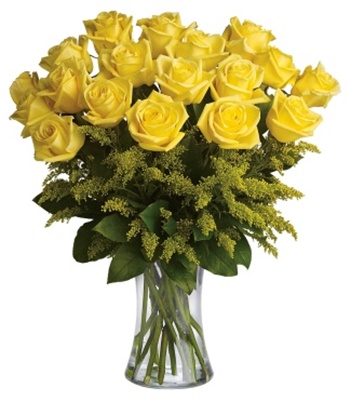Yellow Rose Arrangement - For Best Friends on Valentine's Day