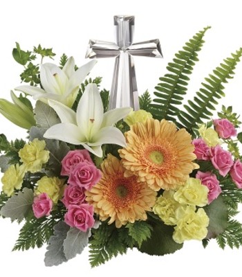 Charm & Comfort Bright Colored Sympathy Flowers