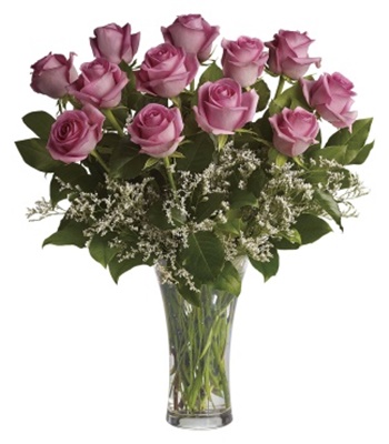 Make Me Blush - Valentine's Long Stemmed Pink Roses