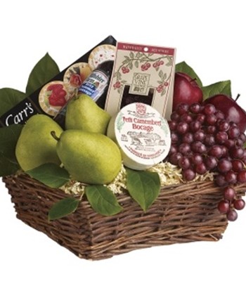 Gourmet & Fruit Gift Basket