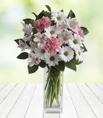 Carnation & Gerbera Daisy Bouquet